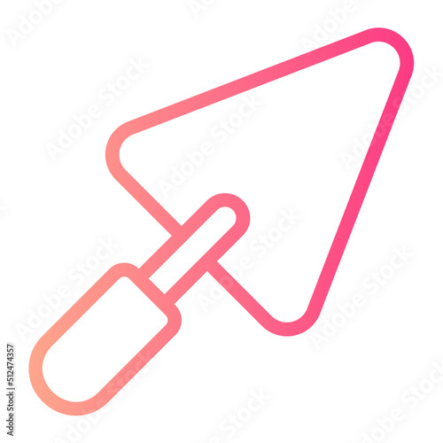 trowel gradient icon