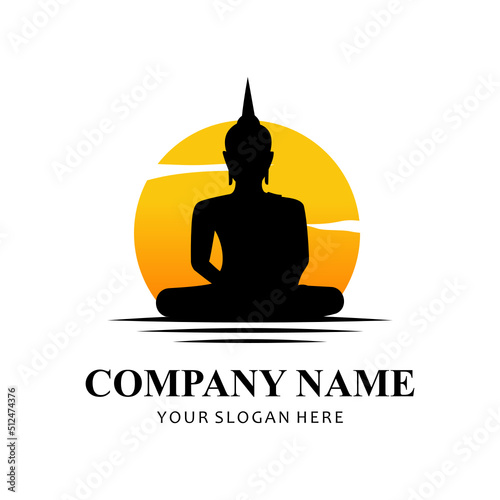 buddha statue vector