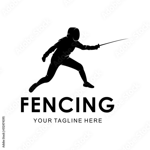 fencing  player logo