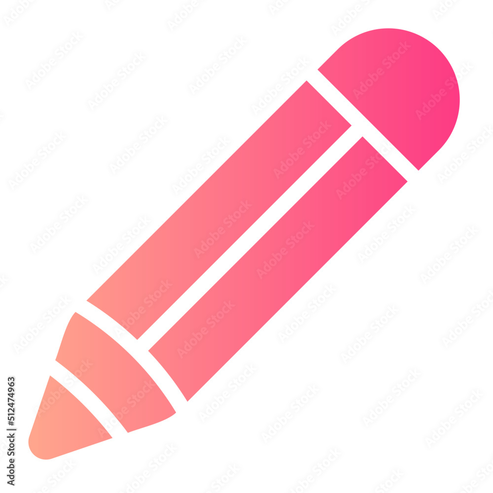pencil gradient icon pencil gradient icon