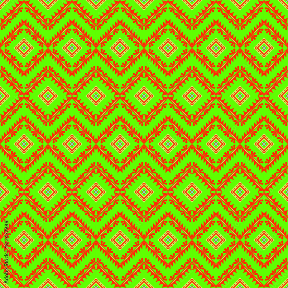 Geometric patterns, non-floating, can be connected in all directions. vector format file