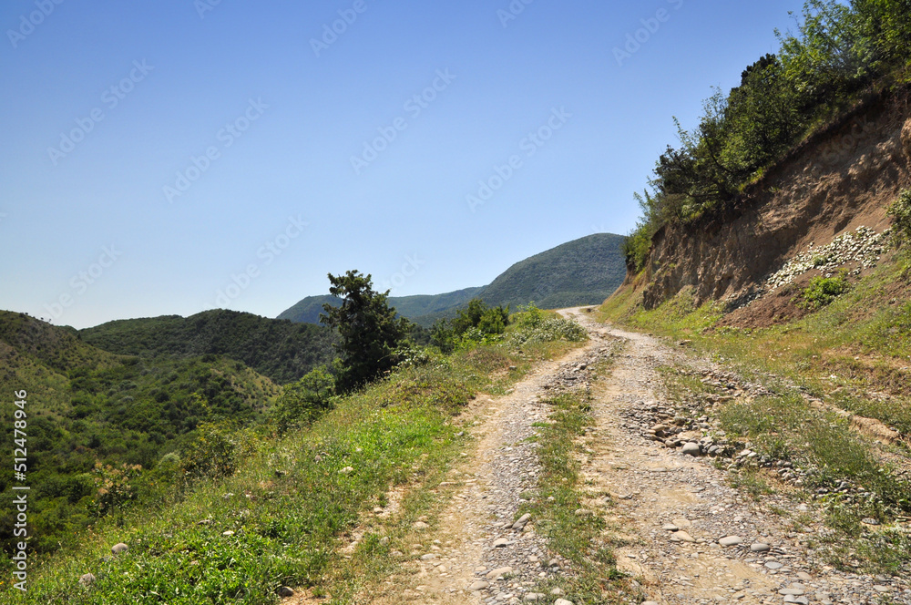winding path up among the mountains
winding path up among the mountains