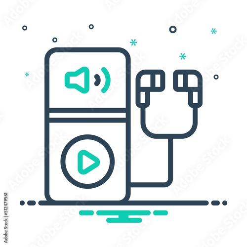 Mix icon for deaf device