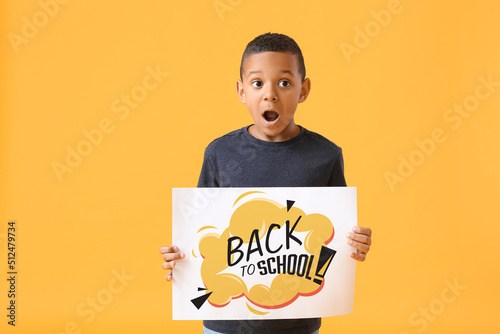 Surprised little African-Am...