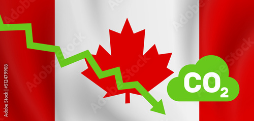 canada reducing co2 carbon dioxide  emission