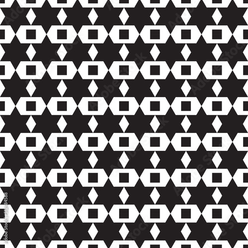Abstract geometric pattern with lines, rhombuses Seamless vector background.