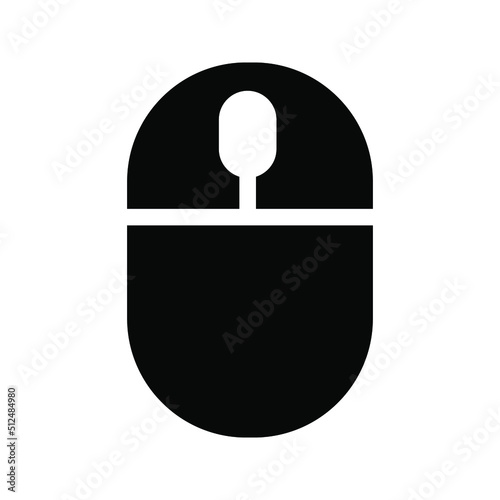 Mouse icon vector illustration color editable