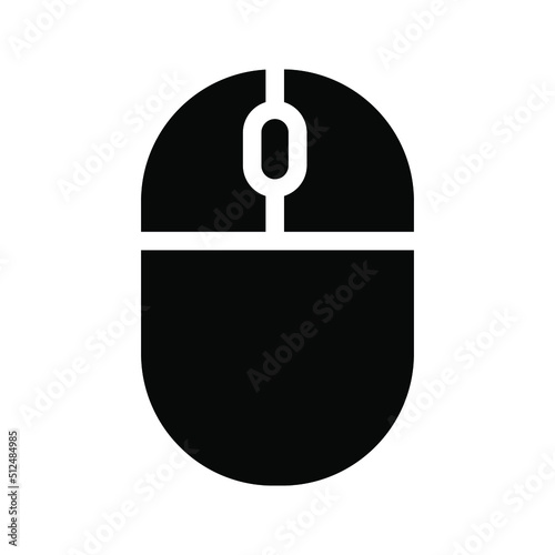 Mouse icon vector illustration color editable