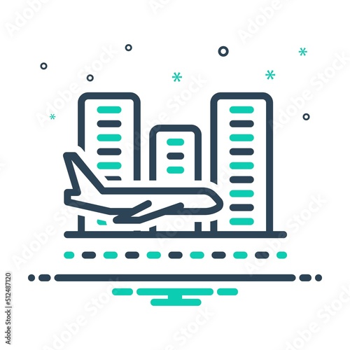 Mix icon for arrives