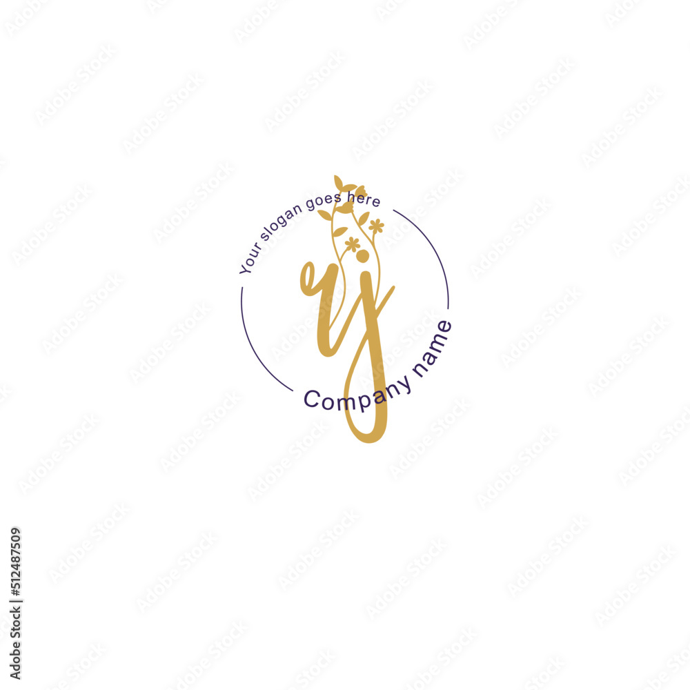 Initial letter RJ beauty handwriting logo vector Initial letter RJ beauty handwriting logo vector