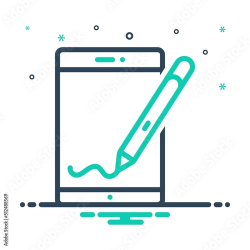 Mix icon for stylus