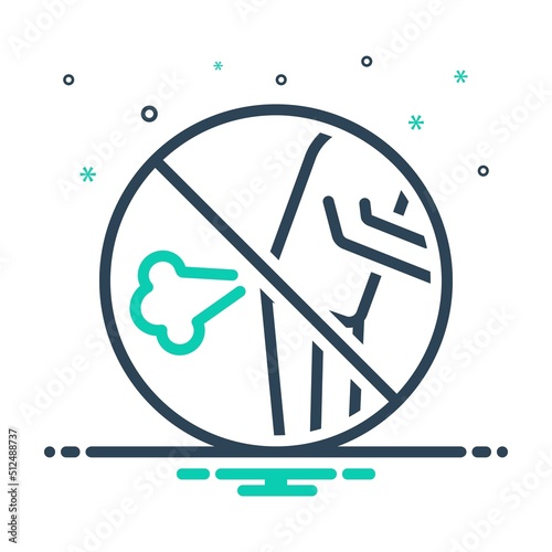 Mix icon for forbidden