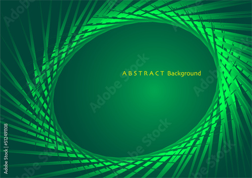 Weave green coconut leaf nature abstract background.