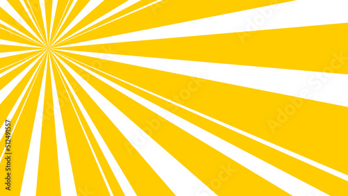 スピード感のある放射背景