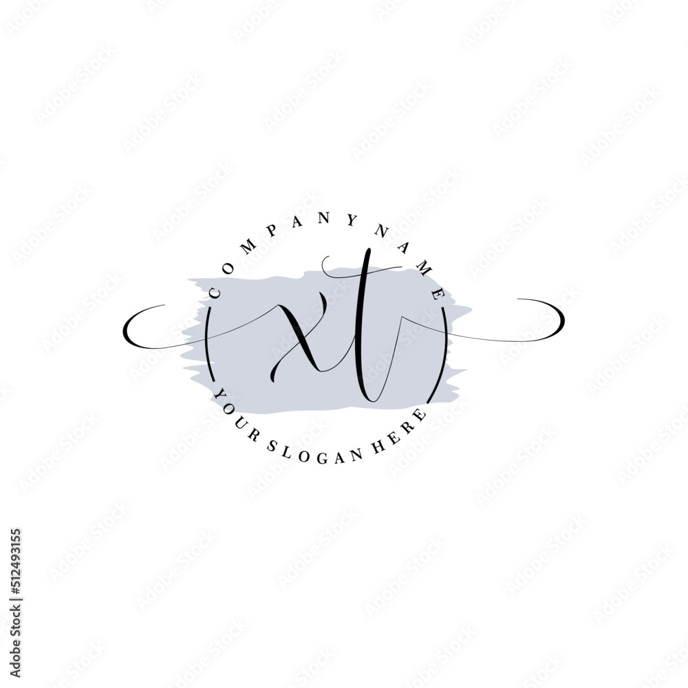 XT Initial handwriting logo vector. Hand lettering for designs. XT Initial handwriting logo vector. Hand lettering for designs.
