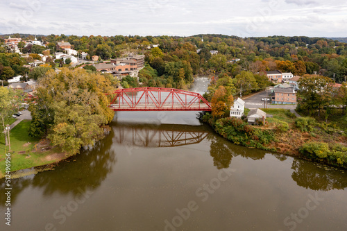 Obraz na płótnie Esopus Creek Bridge - Saugerties, New York w salonie
