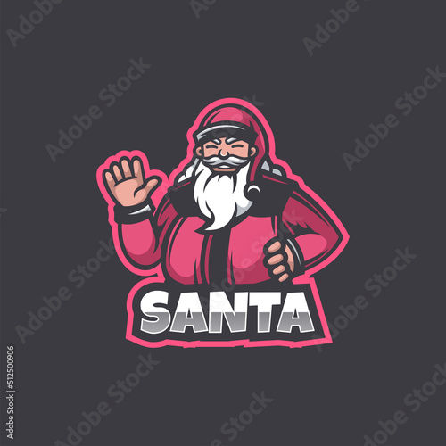 Illustration vector graphic of Santa