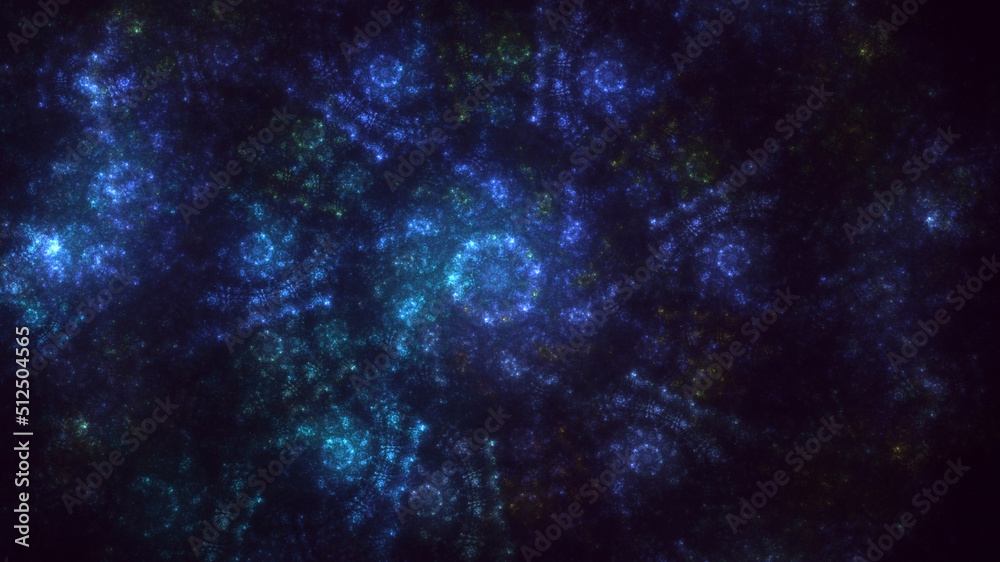 Naklejka premium 3D rendering abstract round light background