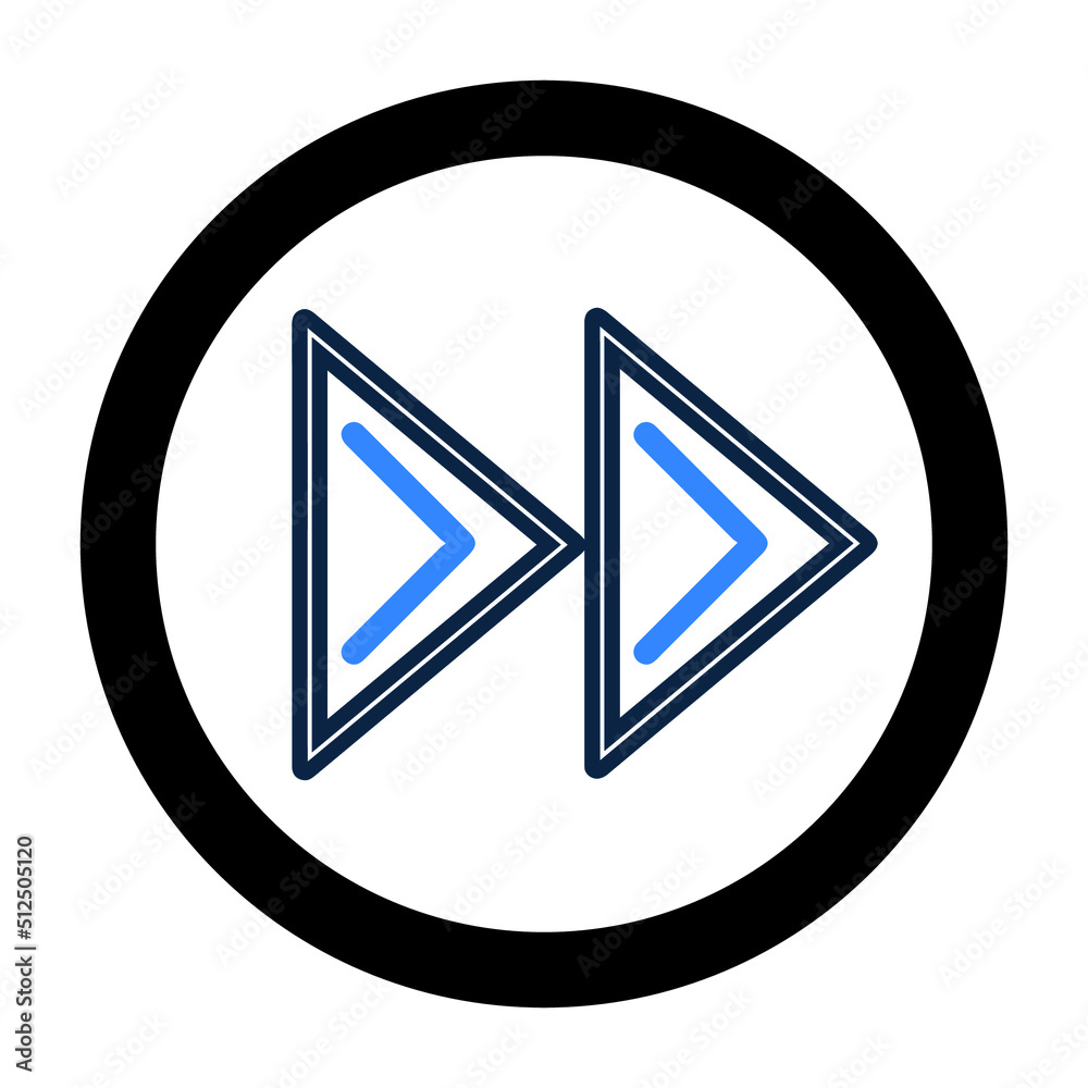 Fast forward to and Next icon Fast forward to and Next icon
