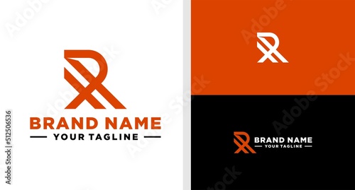 RH LOGO MONOGRAM STRONG SIMPLE EDITABLE