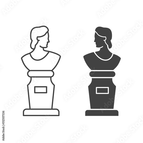 Exhibition hall icon on white background. Vector illustration.