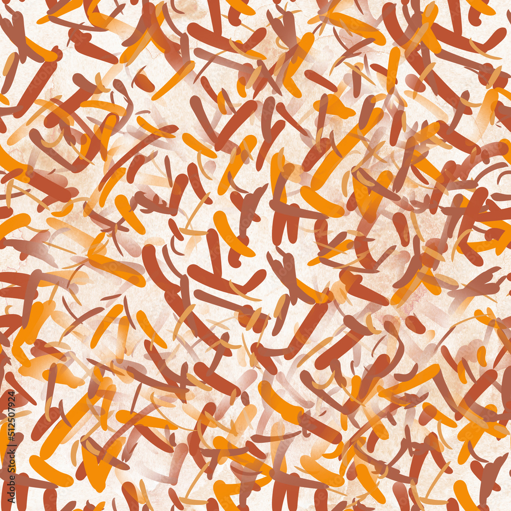 Orange Abstract Pattern Orange Abstract Pattern