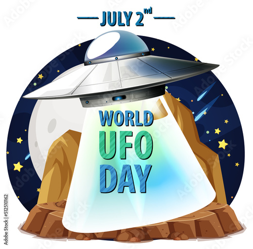 World UFO Day Poster Design