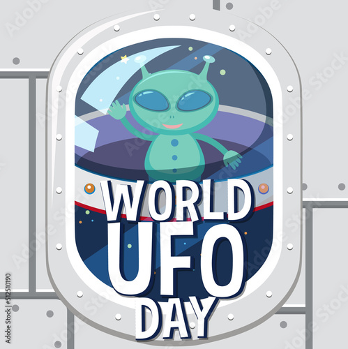 World UFO Day Poster Design