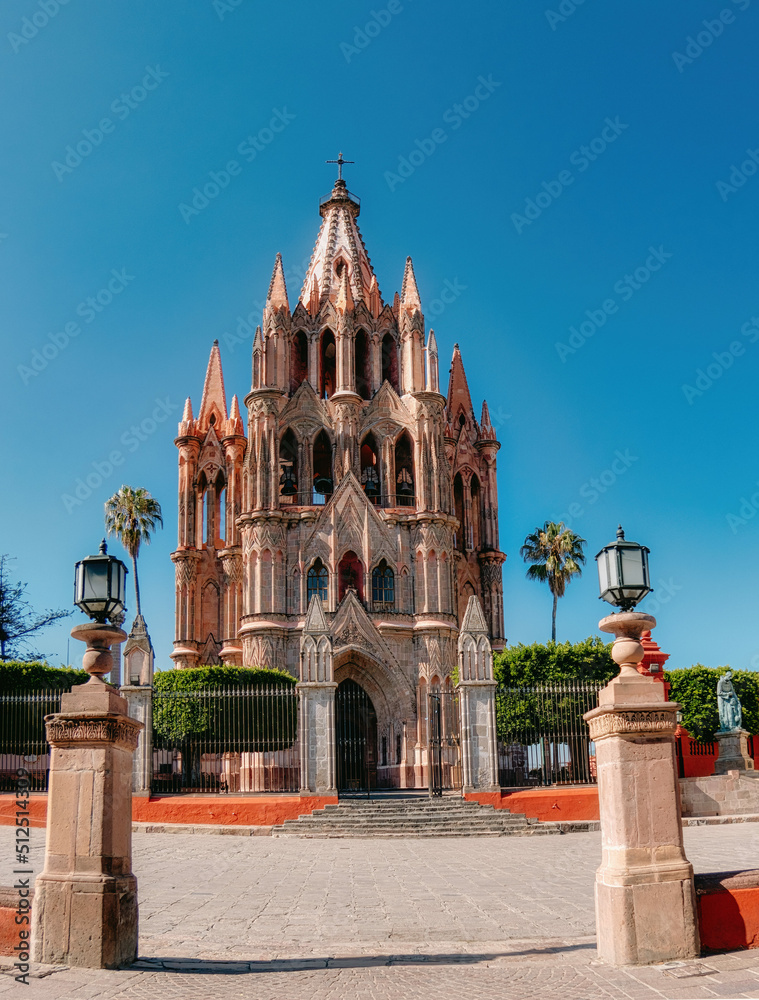Naklejka premium Church of San Miguel de Allende