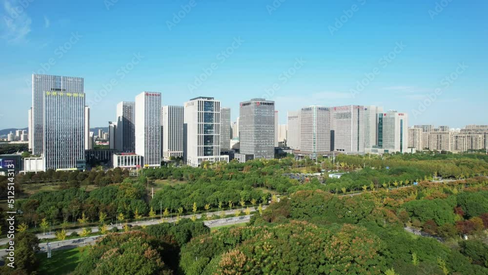 Urban environment of Shangxianhe Wetland Park in Wuxi, Jiangsu Province, China Urban environment of Shangxianhe Wetland Park in Wuxi, Jiangsu Province, China