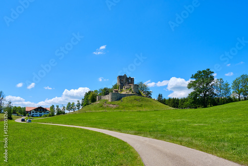 Sulzberg Castle Ruins near Kempten, Bavaria, Germany photo