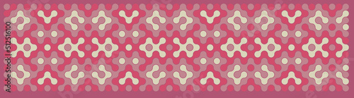 Multicolor truchet tiling connections illustration