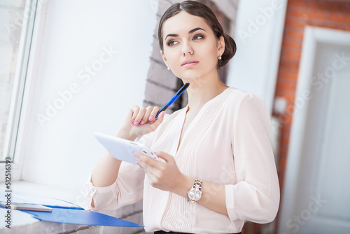 business person with tablet