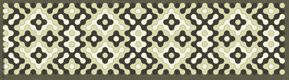 Multicolor truchet tiling connections illustration Multicolor truchet tiling connections illustration