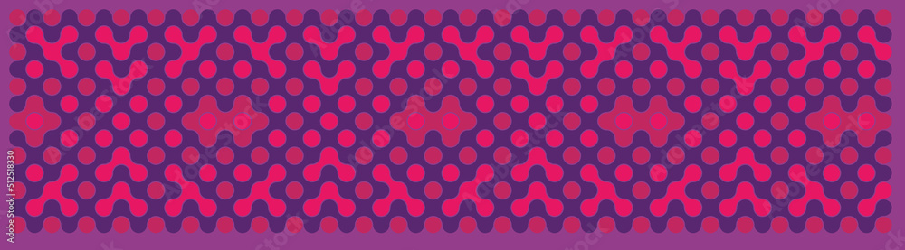 Multicolor truchet tiling connections illustration Multicolor truchet tiling connections illustration