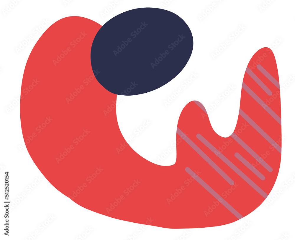 Hand drawing blob and parallel graphic lines hip organic art abstract element Hand drawing blob and parallel graphic lines hip organic art abstract element