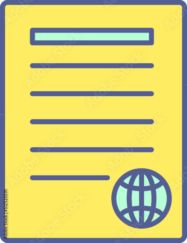 Unique Press Releases Vector Icon