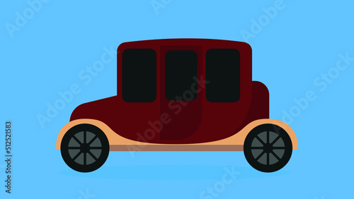 Retro car illustration