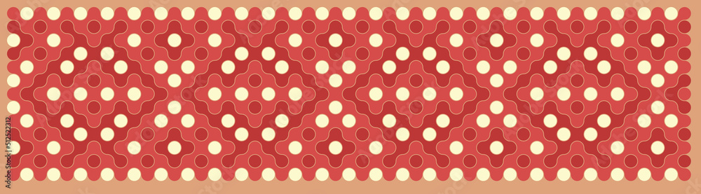Multicolor truchet tiling connections illustration Multicolor truchet tiling connections illustration