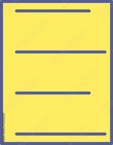 Unique Left Align Vector Icon