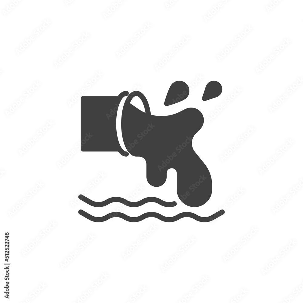 Toxic, Sewage drain vector icon Toxic, Sewage drain vector icon