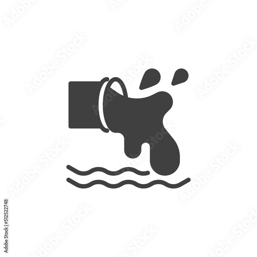 Toxic, Sewage drain vector icon