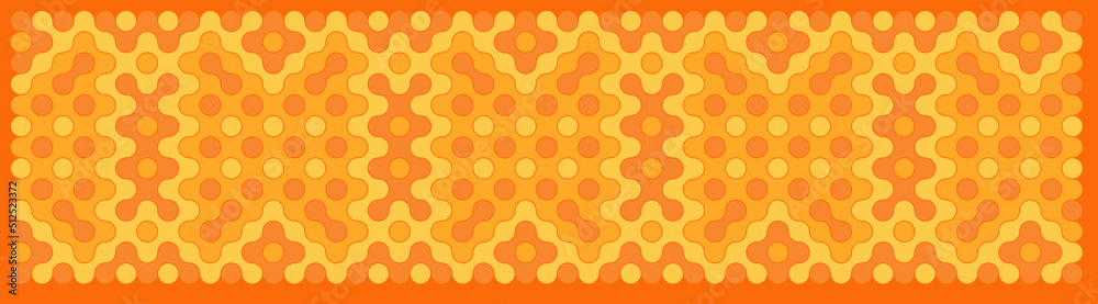 Multicolor truchet tiling connections illustration Multicolor truchet tiling connections illustration