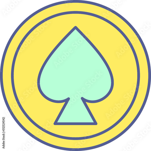 Unique Spade Vector Icon