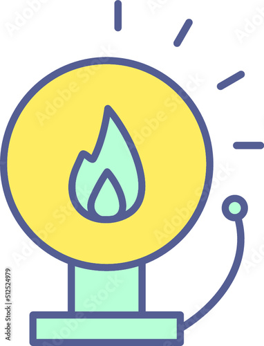 Unique Fire Alert Vector Icon
