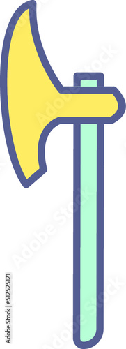 Unique Axe Vector Icon