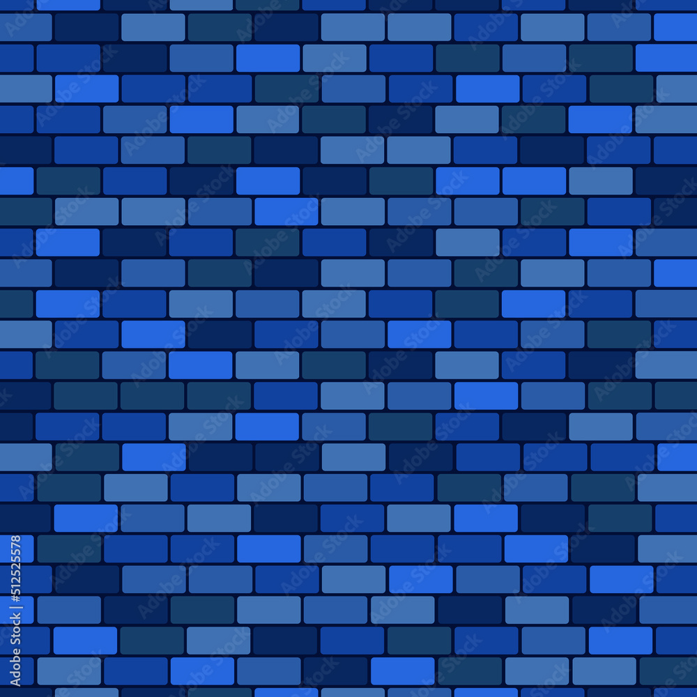 Blue Tiles Wall Background