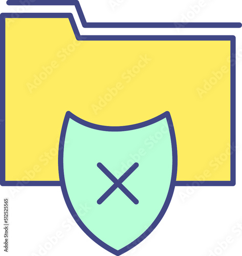 Vulnerable Folder Vector Icon