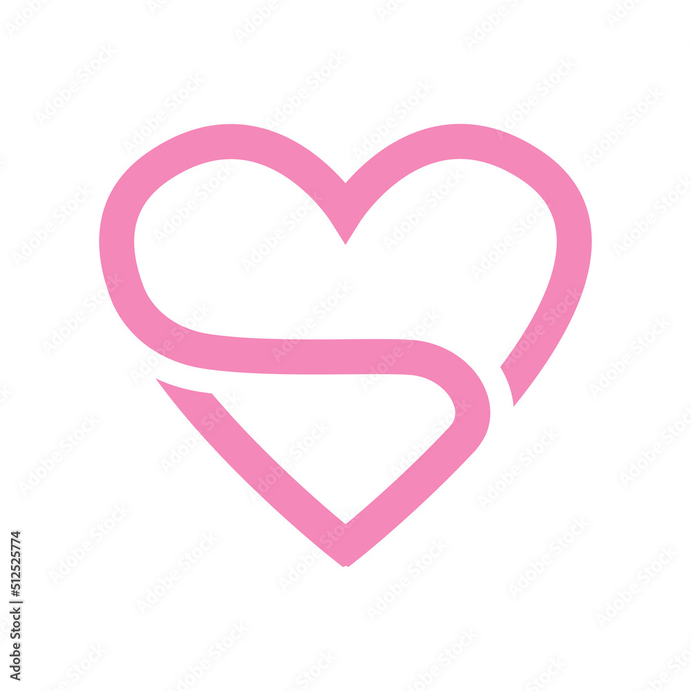 Love Hearth Care Logo Design, Modern Logo Designs Vector.