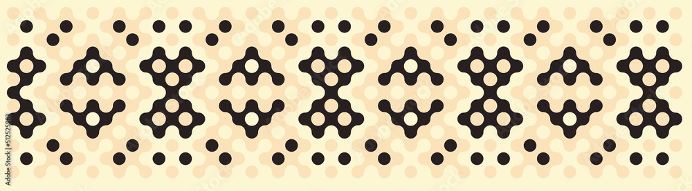 Multicolor truchet tiling connections illustration Multicolor truchet tiling connections illustration